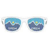 オレム州旗，ユタ州カフリンク州旗 キッズサングラス (正面)