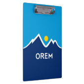 オレム州旗，ユタ州カフリンク州旗 クリップボード (右)