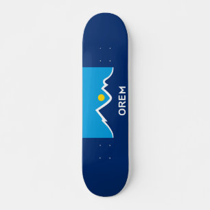 オレム州旗,ユタ州カフリンク州旗 スケートボード