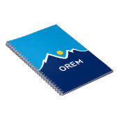 オレム州旗,ユタ州カフリンク州旗 ノートブック (右側)