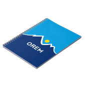 オレム州旗,ユタ州カフリンク州旗 ノートブック (左側)