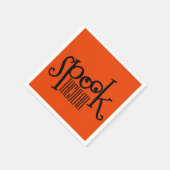 オレンおもしろいジブラックアイボールスプーン スタンダードカクテルナプキン (角)