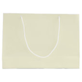 オレンお洒落ジイエローコケットハートボウ ラージペーパーバッグ (裏面)