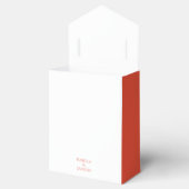 オレンお洒落ジレッド結婚・フローリッシュ フェイバーボックス (オープン)