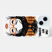 オレンお洒落ジ眼鏡の女性 Case-Mate iPhoneケース (裏面 (横))