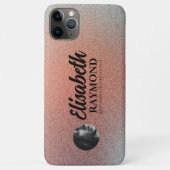 オレンかわいらしジグリッターの写真と名前 Case-Mate iPhoneケース (裏面)