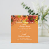 オレンかわいらしジデイジー花卒業 招待状 (スタンド正面)