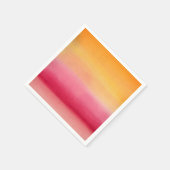 オレンかわいらしジピンクの水色 スタンダードカクテルナプキン (角)