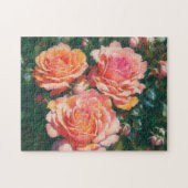 オレンかわいらしジピーチバラガーデンパズル ジグソーパズル (横)