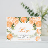 オレンかわいらしジフローラデザイン- RSVP (スタンド正面)