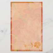 オレンかわいらしジ秋フローラ 便箋 (正面)