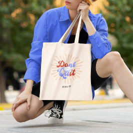 オレンやめジ紫やる気を起こさせるのレトロ トートバッグ