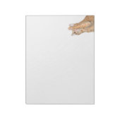 オレンよくはしゃぐジタビー猫 ノートパッド (回転)