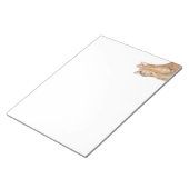 オレンよくはしゃぐジタビー猫 ノートパッド (アングル)