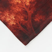 オレンアートジの木 フリースブランケット (角)