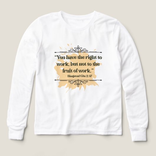 オレンインスパイアジミニマリストバガバドギタ引用文 (デザイン正面)