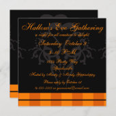 オレンエレガントジとハロウのイブの集まり 招待状 (正面/裏面)