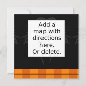 オレンエレガントジとハロウのイブの集まり 招待状 (裏面)