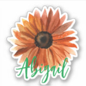 オレンエレガントジひまわり名 シール (正面)