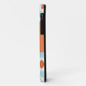 オレンエレガントジアーガイルパターンパパ Case-Mate iPhoneケース (裏面/左)