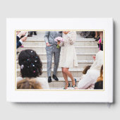 オレンエレガントジオフローラの結婚写真 ゲストブック (裏面)