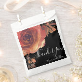 オレンエレガントジクリムゾンバラブラック フェイバーバッグ (クリップ留めされた状態)