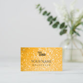 オレンエレガントジグリッター発光スターズのロモダンゴ 名刺 (スタンド正面)