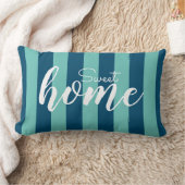 オレンエレガントジストライプのパターンテスト甘いホームラム ランバークッション (ブランケット)