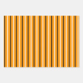 オレンエレガントジストライプのラッピング ラッピングペーパーシート (正面2)