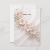 オレンエレガントジピーチフローラサンキューカード サンキューカード (裏面)