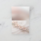 オレンエレガントジピーチフローラサンキューカード サンキューカード (内部)