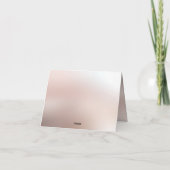 オレンエレガントジピーチフローラサンキューカード サンキューカード (裏面)