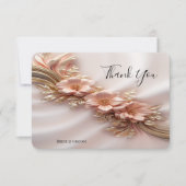 オレンエレガントジピーチフローラサンキューカード サンキューカード (正面)
