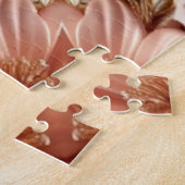 オレンエレガントジピーチフローラジグソーパズル ジグソーパズル (側面)