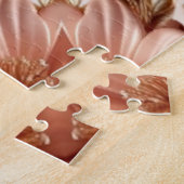 オレンエレガントジピーチフローラジグソーパズル ジグソーパズル (側面)