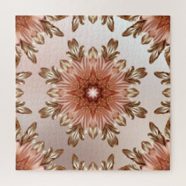 オレンエレガントジピーチフローラジグソーパズル ジグソーパズル