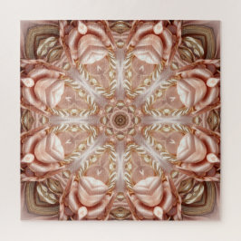 オレンエレガントジピーチフローラジグソーパズル ジグソーパズル