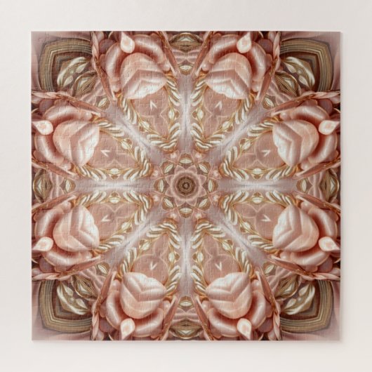 オレンエレガントジピーチフローラジグソーパズル ジグソーパズル (縦)