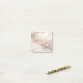 オレンエレガントジピーチフローラポストitメモ ポストイット (デスク上)