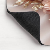 オレンエレガントジピーチフローラマウスパッド マウスパッド (コーナー)