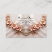 オレンエレガントジピーチフローラ名刺 名刺 (裏面)