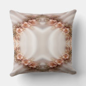 オレンエレガントジピーチフローラ装飾用クッション クッション (裏面)