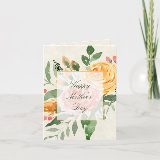 オレンエレガントジフローラカスタムマザーズデイ シーズンカード (正面)