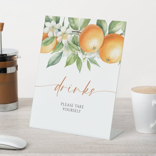 オレンエレガントジフローラドリンク 台座サイン (インサイチュ)