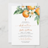 オレンエレガントジフローラ献身 招待状 (正面)