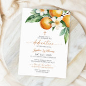 オレンエレガントジフローラ献身 招待状