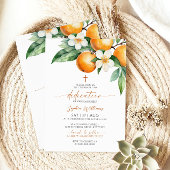オレンエレガントジフローラ献身 招待状