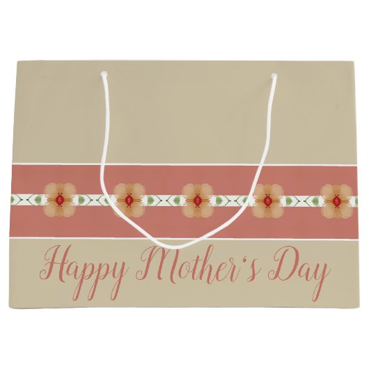 オレンエレガントジフローラ ラージペーパーバッグ (正面)