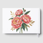 オレンエレガントジュ牡丹結婚ブーケ ゲストブック (裏面)