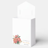 オレンエレガントジュ牡丹結婚ブーケ フェイバーボックス (オープン)